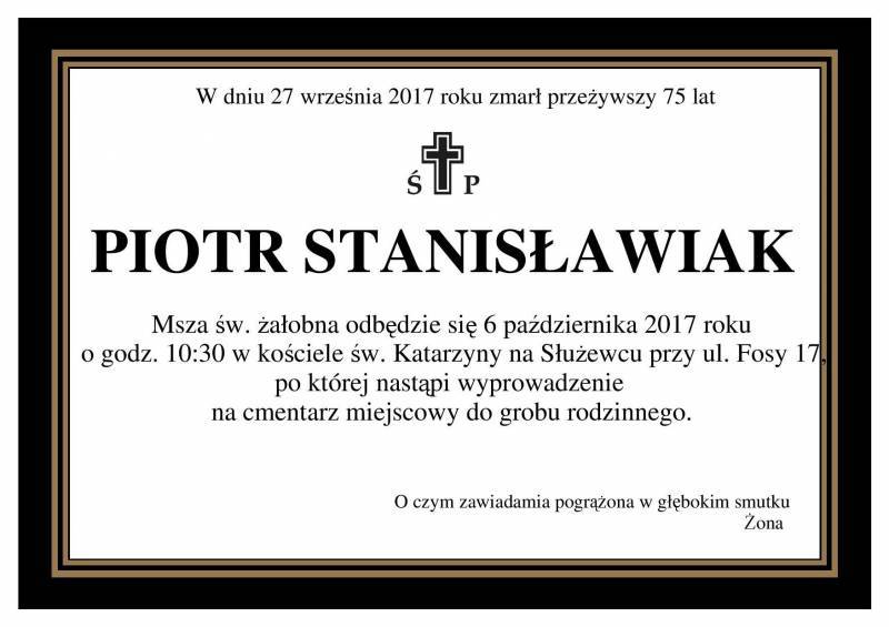 Piotr  Stanisławiak