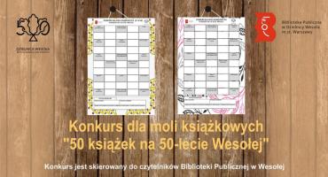 Przeczytaj 50 książek na 50-cio lecie Wesołej i wygraj nagrody 