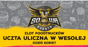 Uliczna uczta z okazji Dnia Kobiet w Wesołej